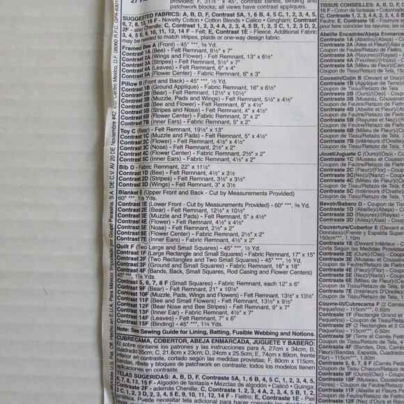 Baby blanket sewing pattern McCalls Crafts 5900 uncut infant linen decor layette - Picture 5 of 9